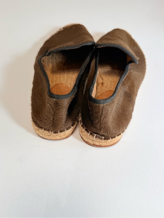 CÉLINE Paris Brown Calf Hair Espadrilles - Made in Spain - 37, US 6.5/7 main image 6